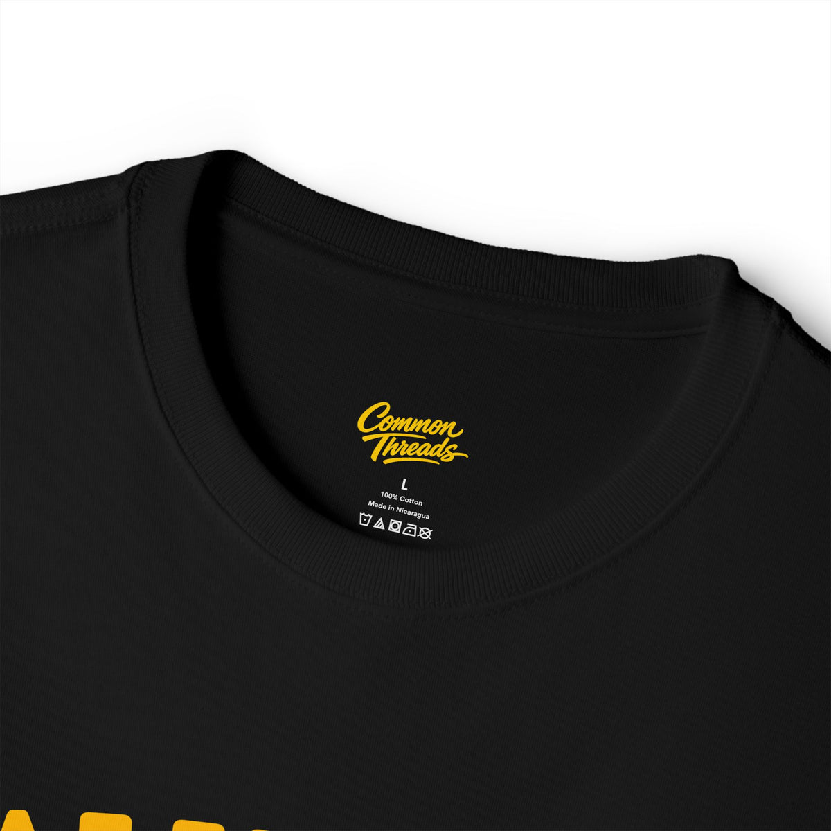 California Sober Tee - Fascinate Gold (Grateful Dead style)