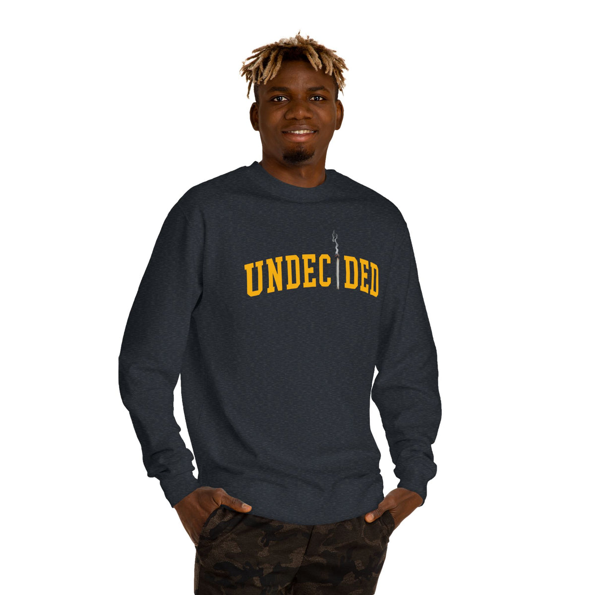Unisex Crew Neck Sweatshirt - Gold