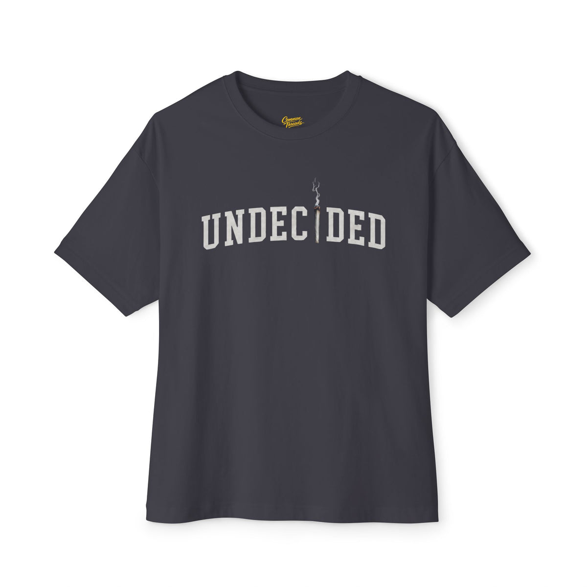 "UNDECIDED" Unisex Oversized Boxy Tee
