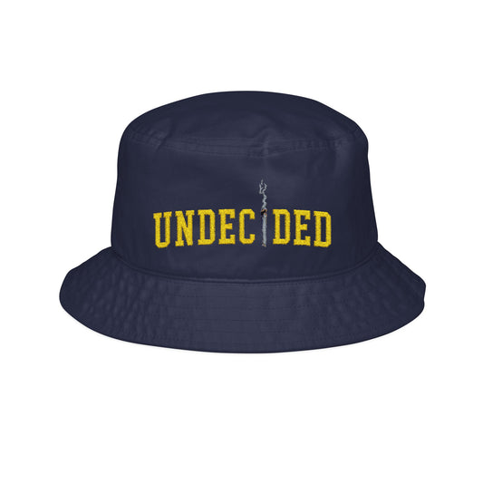 Embroidered Bucket Hat - Gold