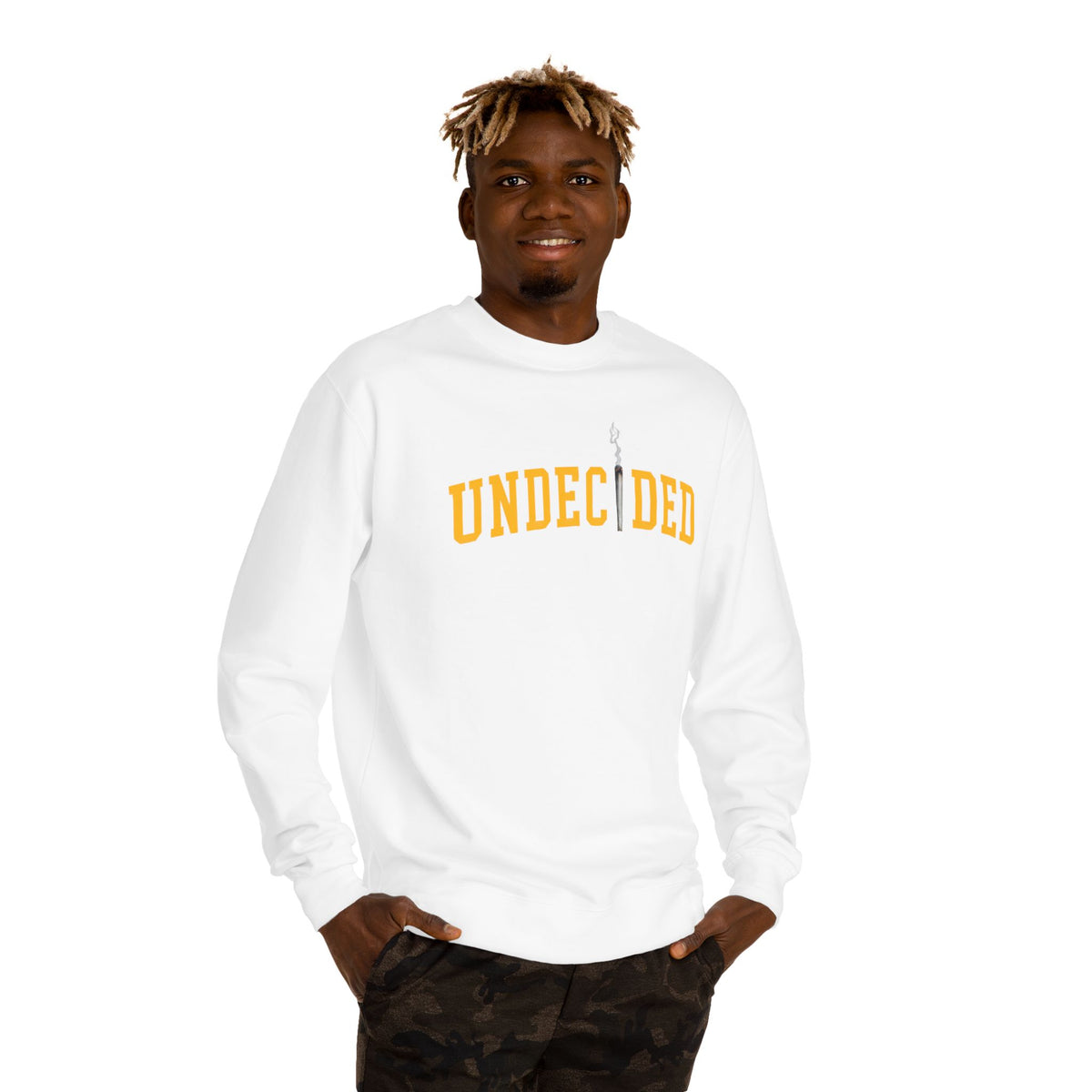 Unisex Crew Neck Sweatshirt - Gold