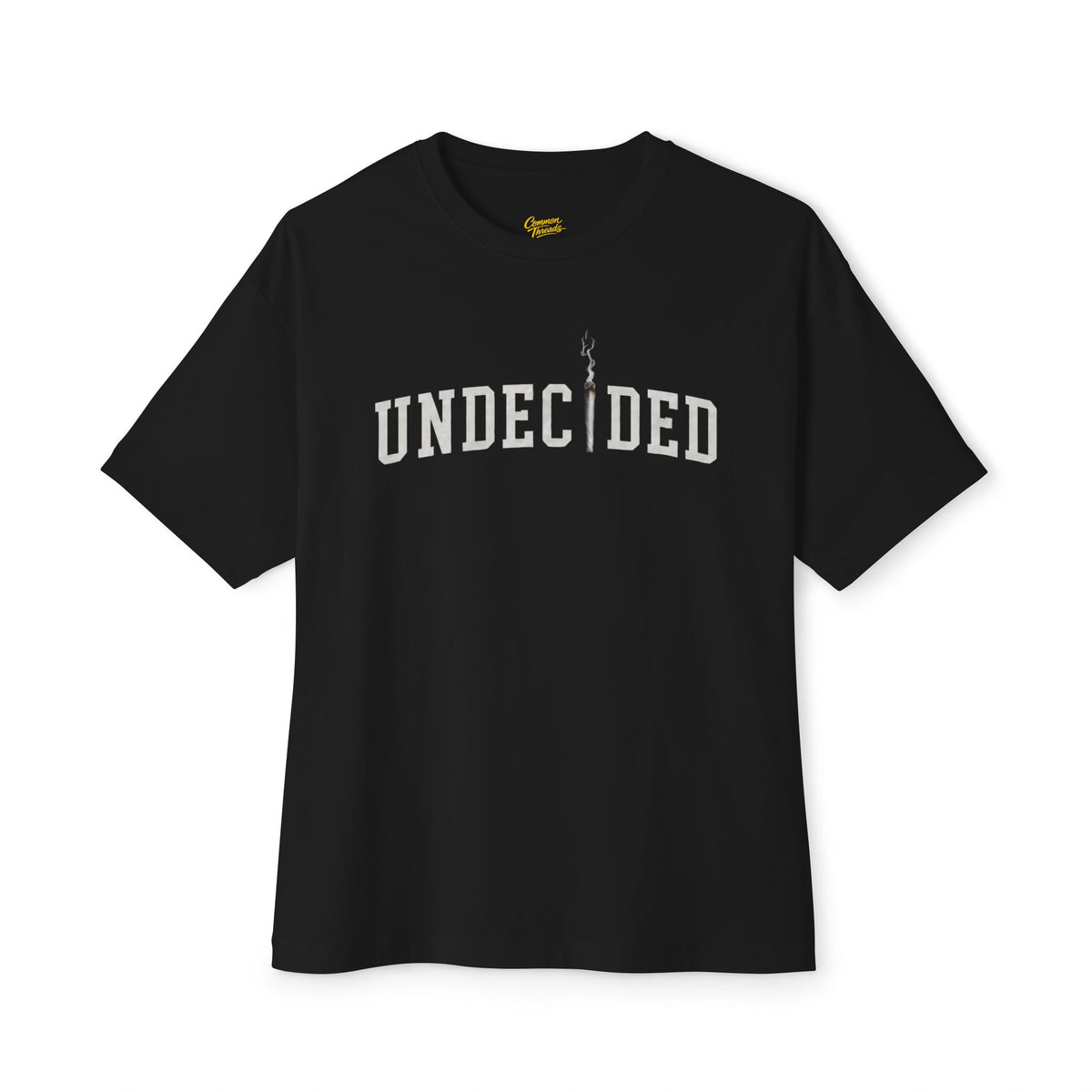 "UNDECIDED" Unisex Oversized Boxy Tee
