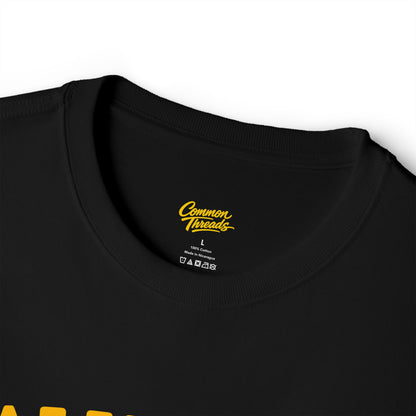 California Sober Tee - Fascinate Gold (Grateful Dead style)