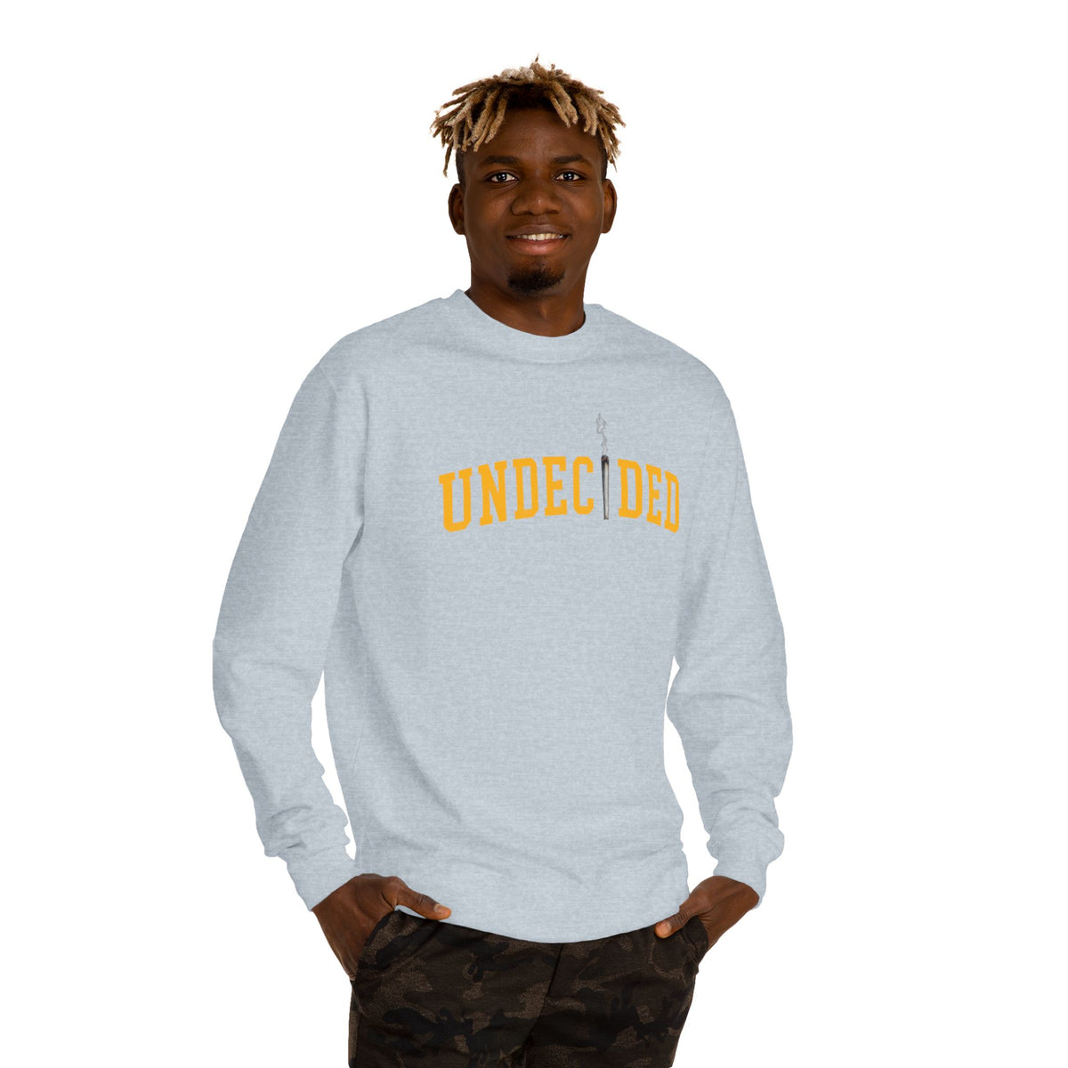 Unisex Crew Neck Sweatshirt - Gold