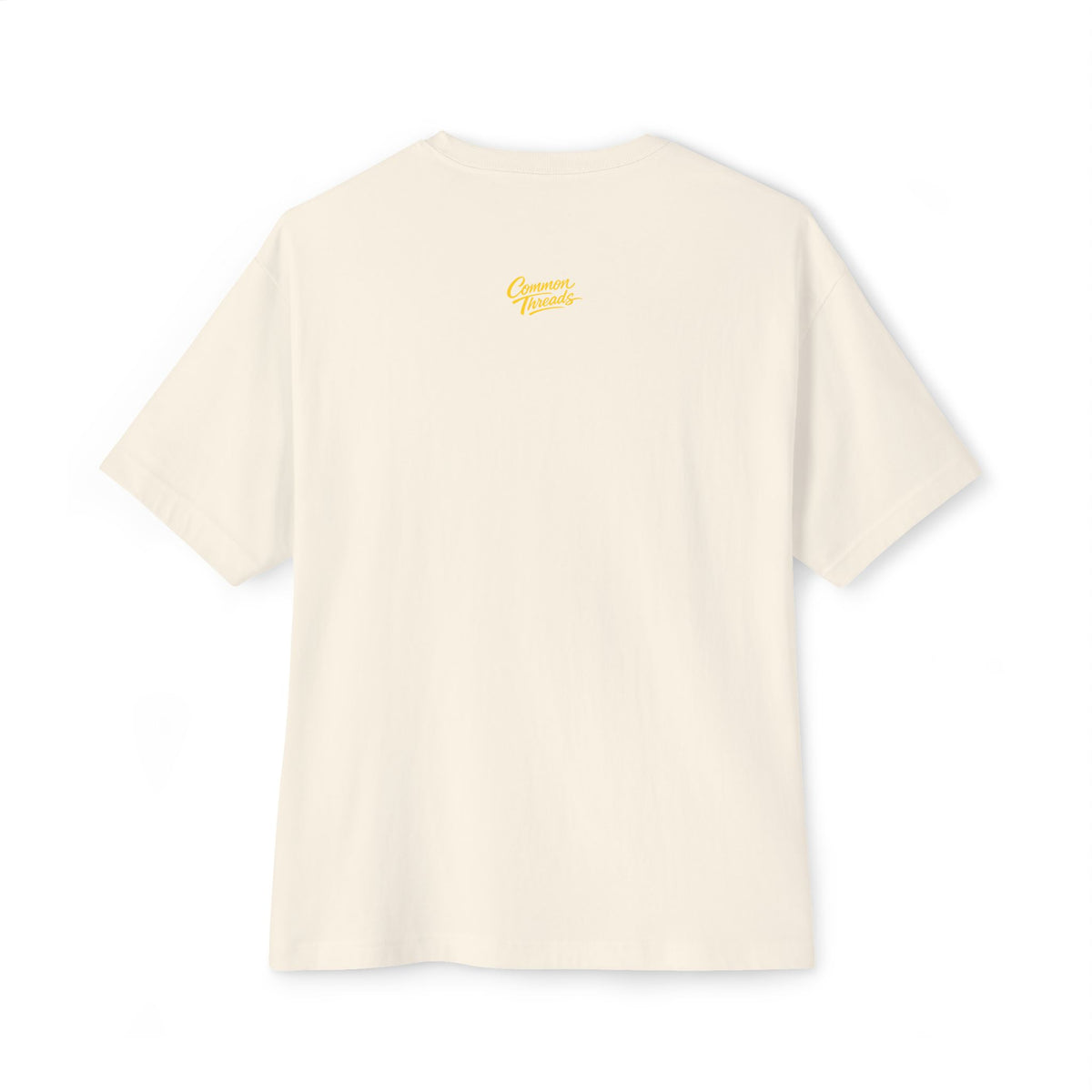 "UNDECIDED" Unisex Oversized Boxy Tee - Gold
