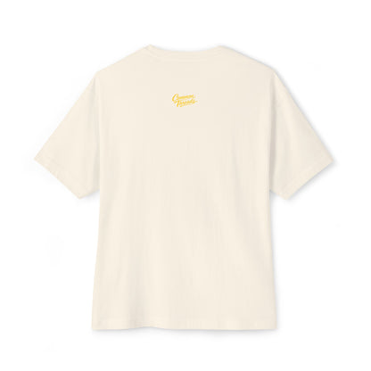 "UNDECIDED" Unisex Oversized Boxy Tee - Gold