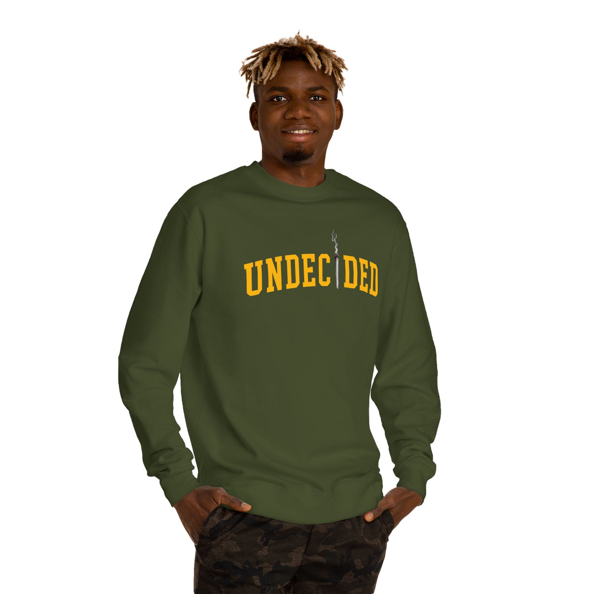 Unisex Crew Neck Sweatshirt - Gold