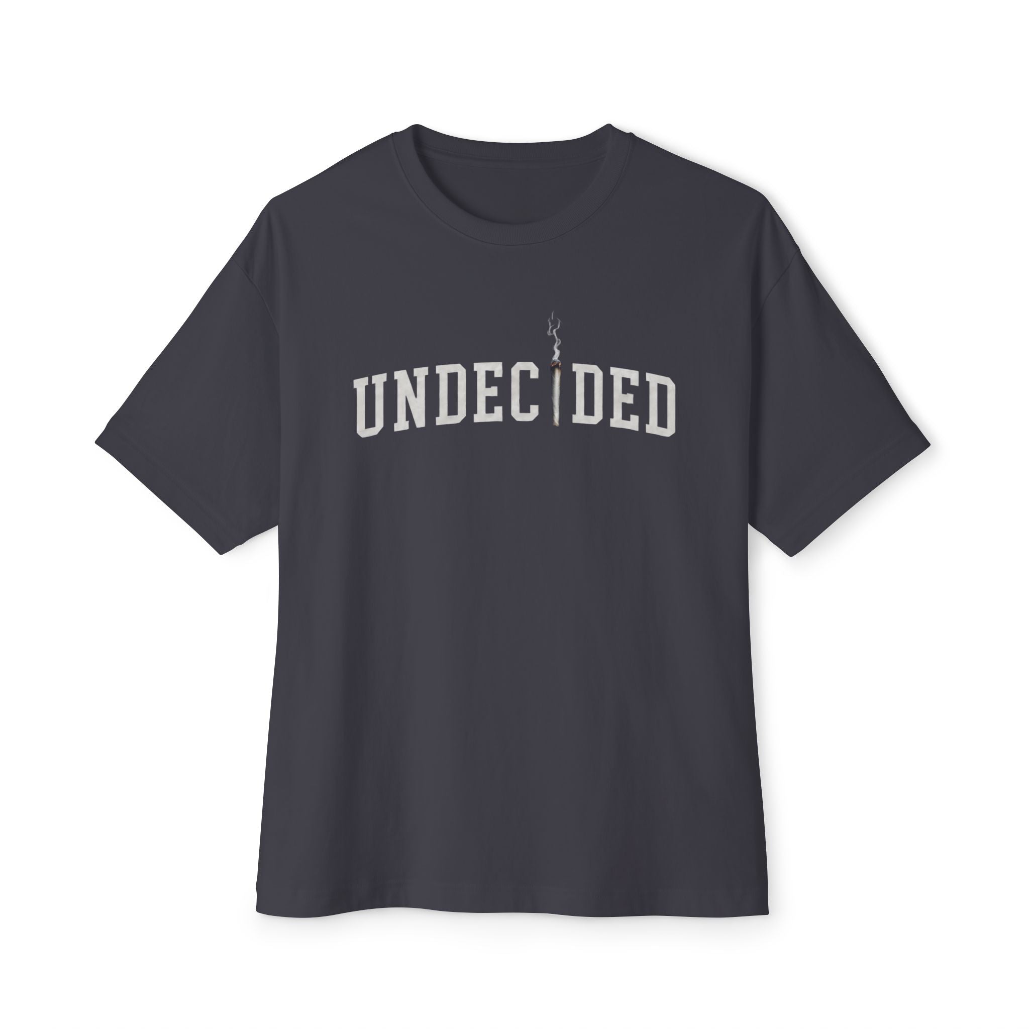 "UNDECIDED" Unisex Oversized Boxy Tee