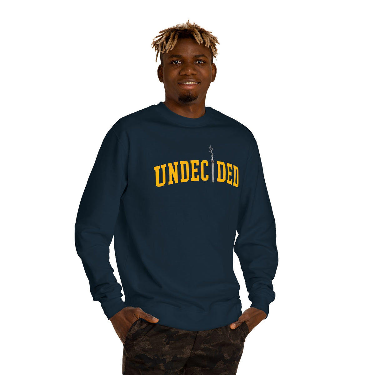 Unisex Crew Neck Sweatshirt - Gold