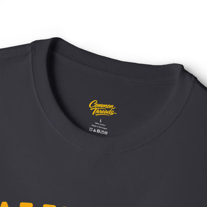California Sober Tee - Fascinate Gold (Grateful Dead style)