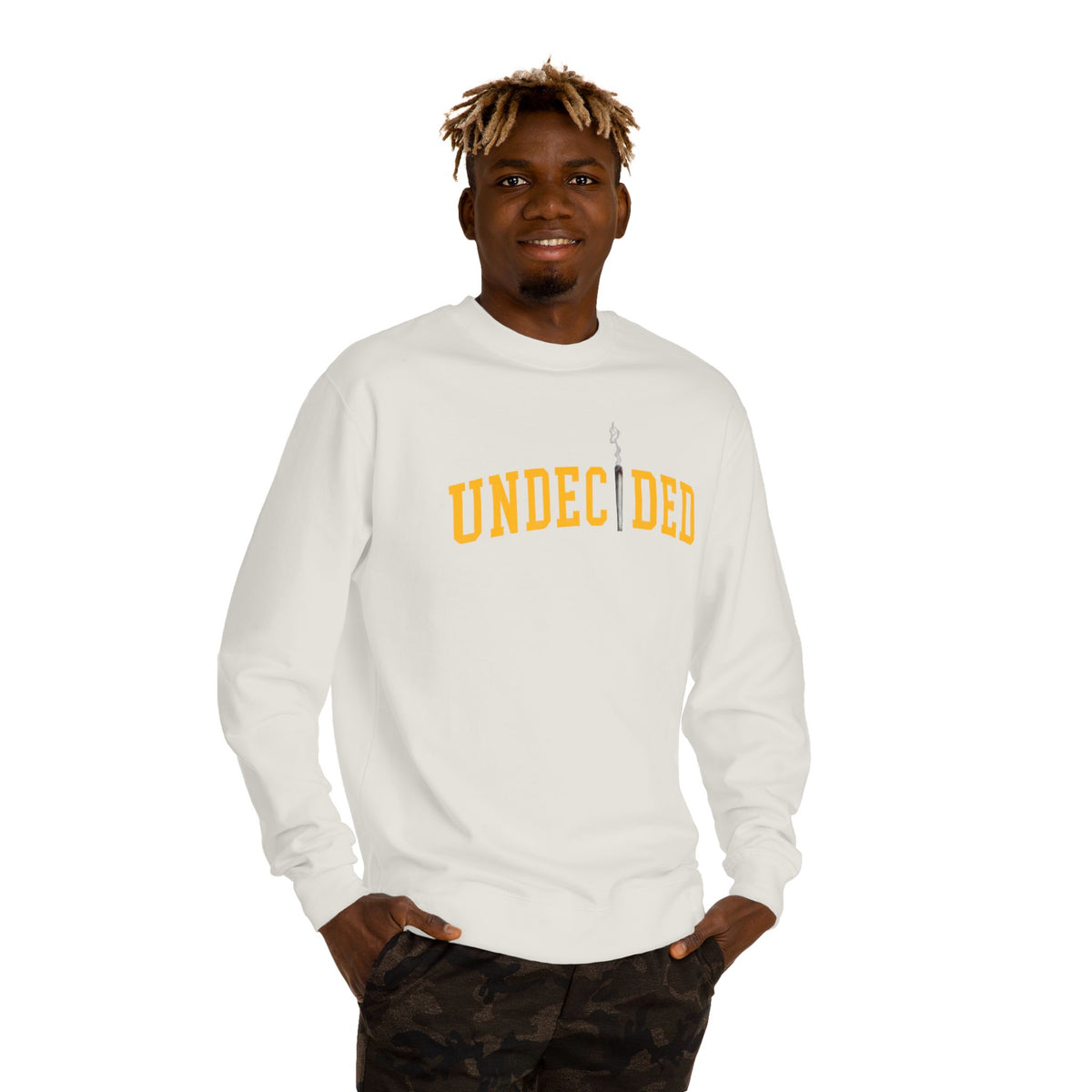 Unisex Crew Neck Sweatshirt - Gold