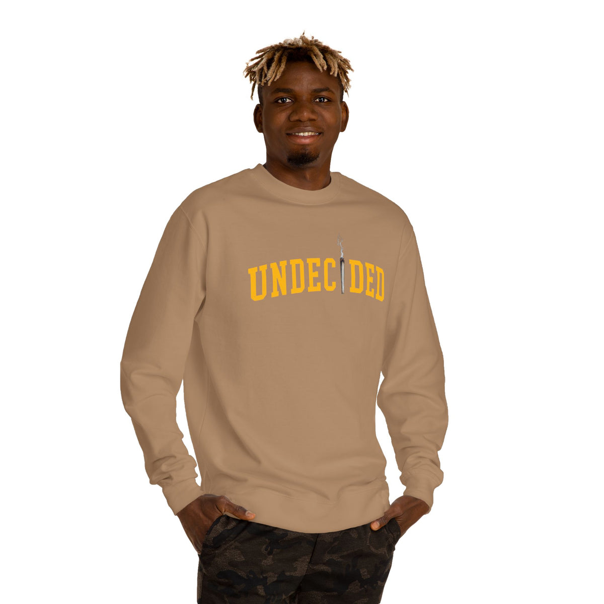 Unisex Crew Neck Sweatshirt - Gold