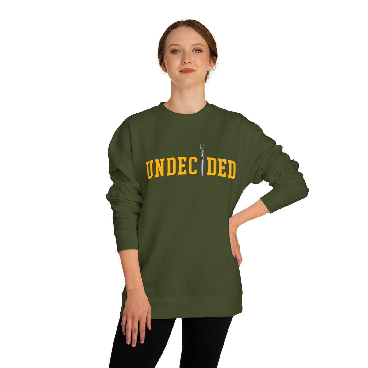 Unisex Crew Neck Sweatshirt - Gold