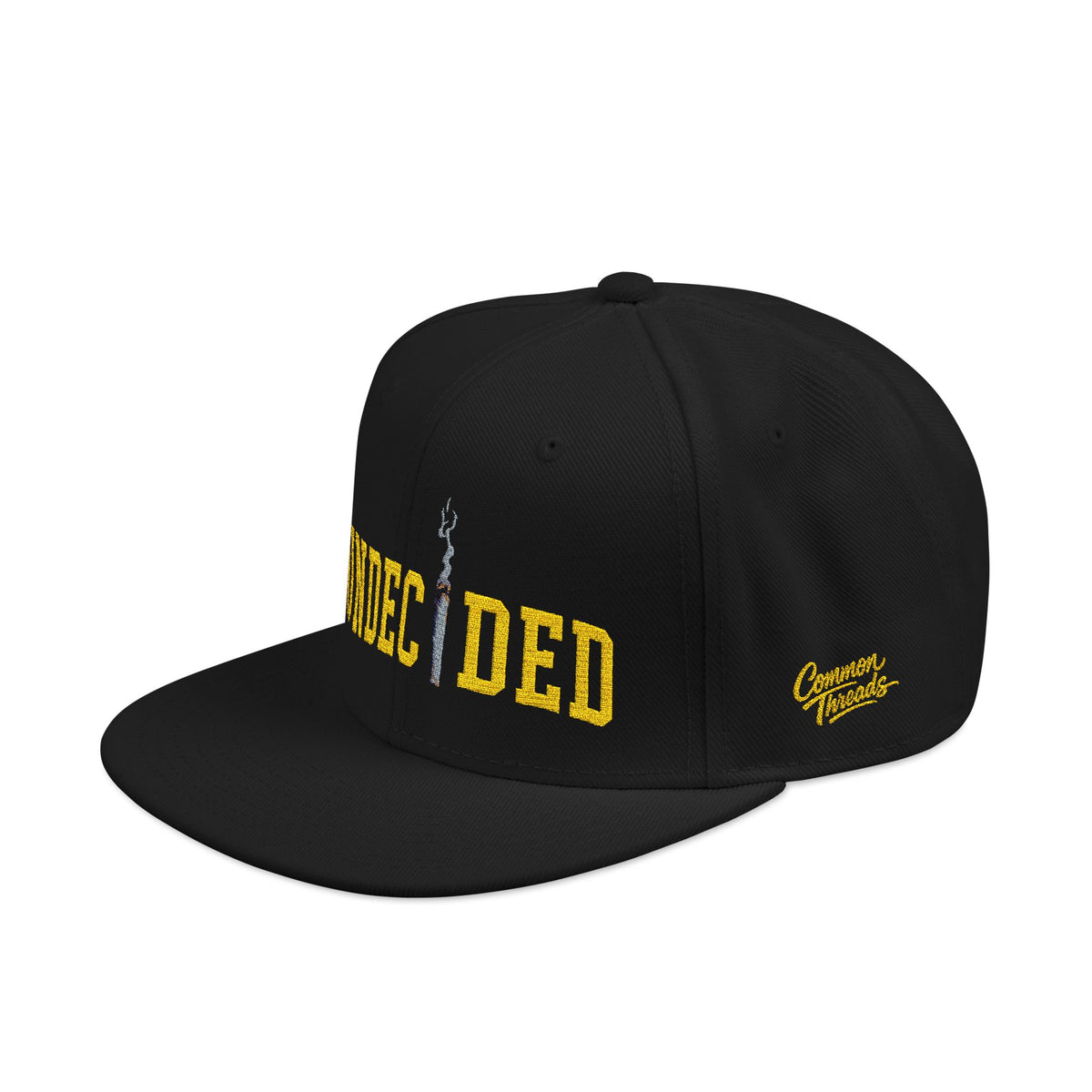 Embroidered Snapback - Gold