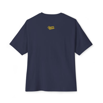 "UNDECIDED" Unisex Oversized Boxy Tee - Gold