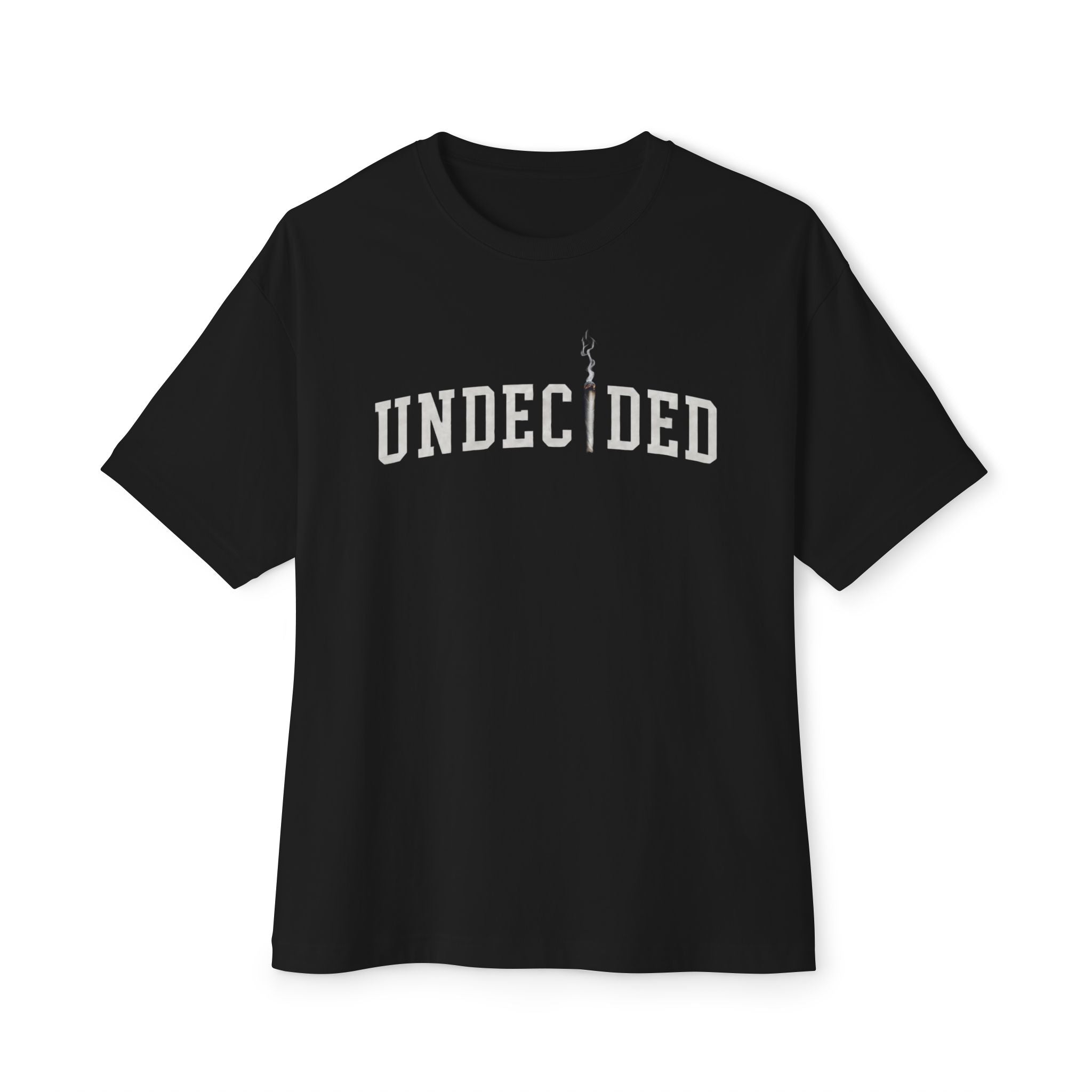 "UNDECIDED" Unisex Oversized Boxy Tee