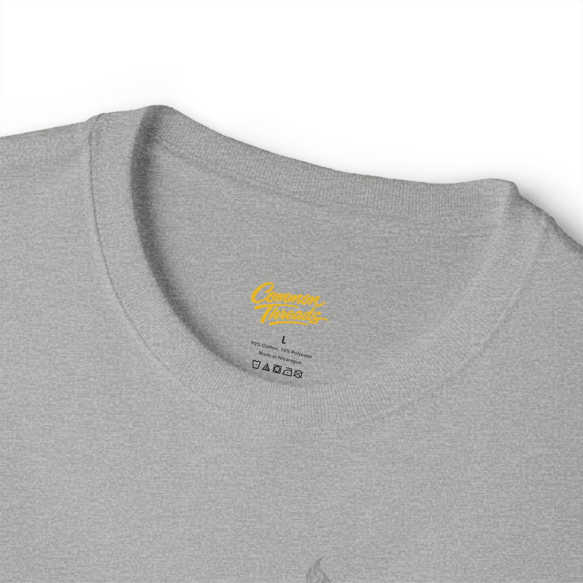 "UNDECIDED" Unisex Oversized Boxy Tee - Gold
